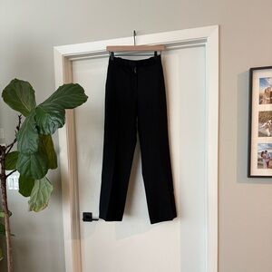 Aritizia Black Agency Pant in City Wool, size 2